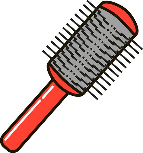 clipart brush hair|More.